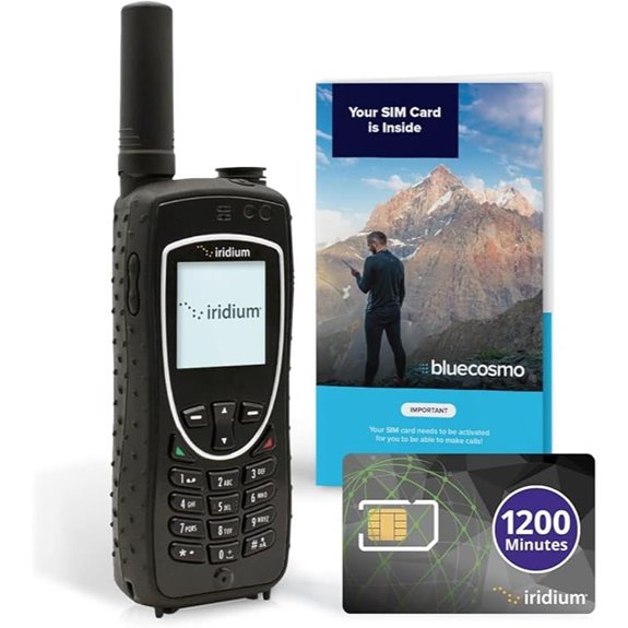 BlueCosmo Iridium Satellite Phone & 1200-Minute SIM Card