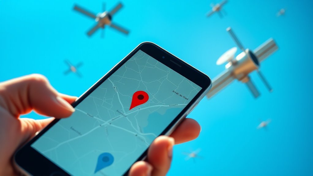 satellite signals determine location
