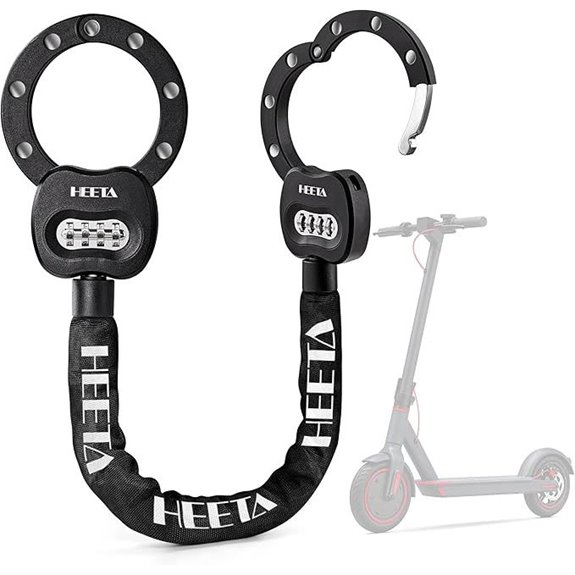 HEETA 4-Digit Electric Scooter Bike Lock