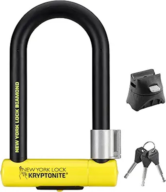 Kryptonite Diamond U-Lock with Mounting & Keys