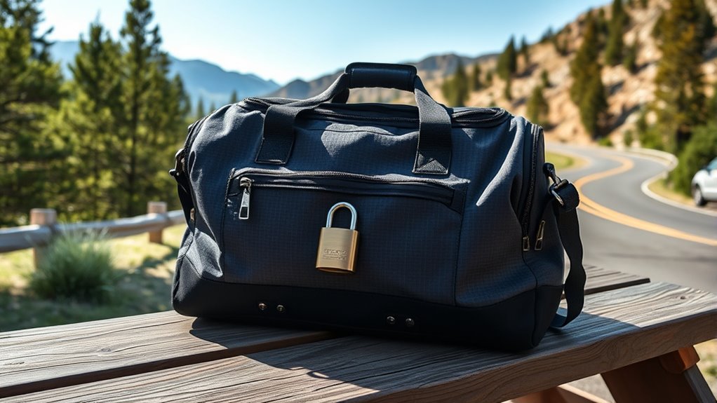 secure durable travel bag