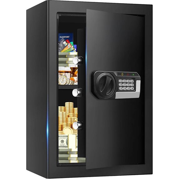 Waterproof Fireproof Home Safe with Electronic Keypad