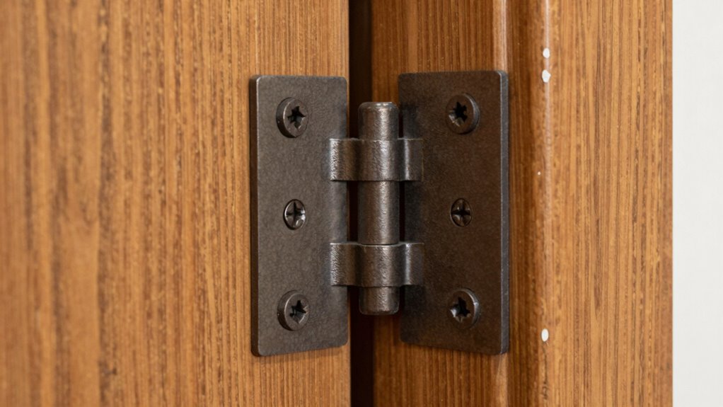 secure hinges prevent forced entry