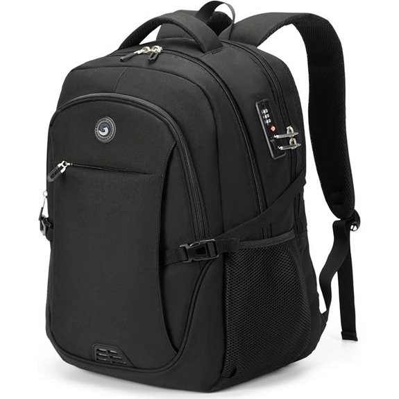 SHRRADOO Anti-Theft Laptop Backpack with USB Charging