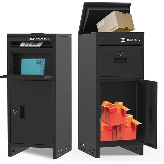 Outdoor Parcel Drop Box with Anti-Theft Design