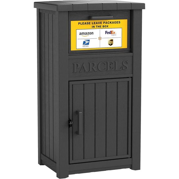 Weatherproof Lockable Parcel Delivery Box