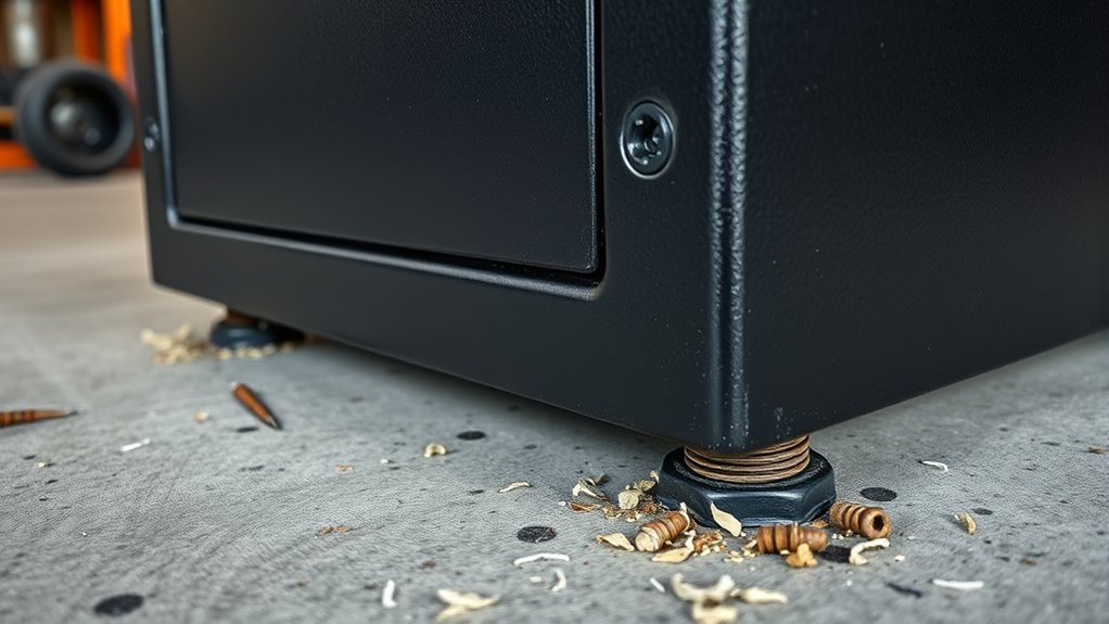 secure safe to floor