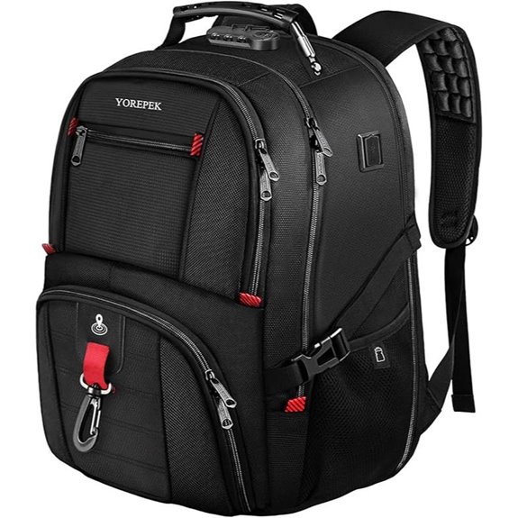 YOREPEK Anti-Theft Travel Backpack with USB Port