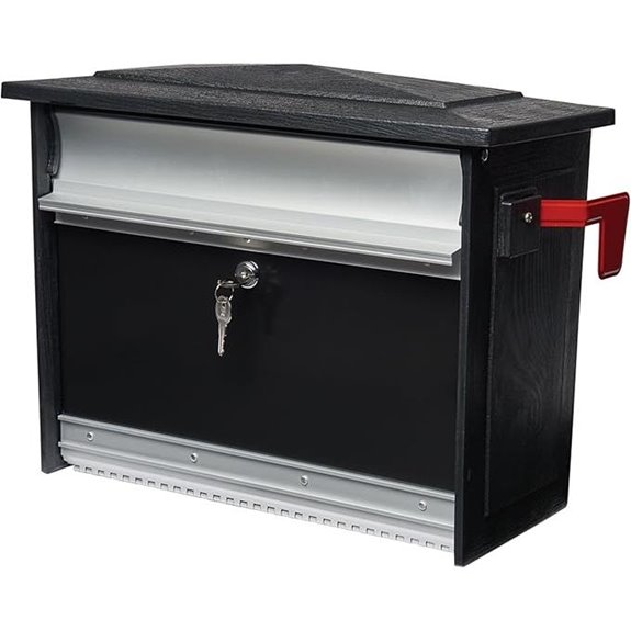 Architectural Mailboxes MailSafe Locking Wall-Mount Mailbox