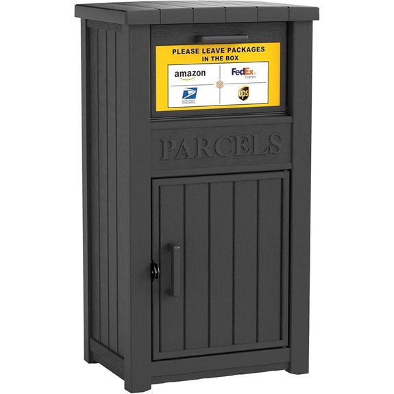 Lockable Weatherproof Package Delivery Box