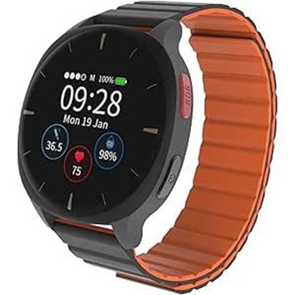 AUDAR E2 Senior Health Smartwatch with Fall Detection
