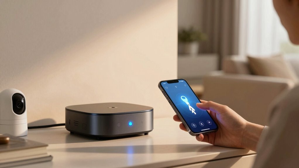 set up biometric smart home