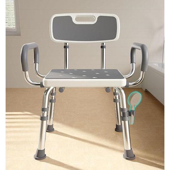 FSA & HSA Shower Chair with Arms & Back
