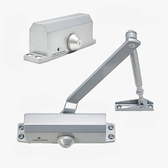 FORTSTRONG Silver Hydraulic Door Closer (UL Listed)