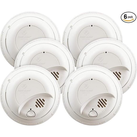 First Alert BRK 9120BFF-6 Hardwired Smoke Detectors (6-Pack)