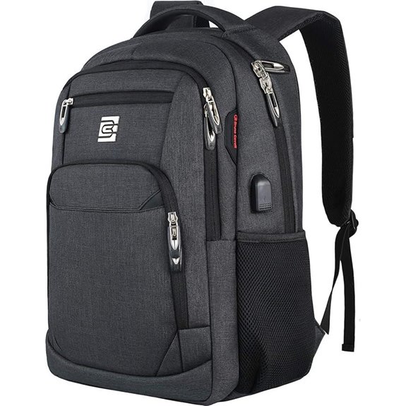 Slim Anti-Theft Laptop Backpack with USB Port