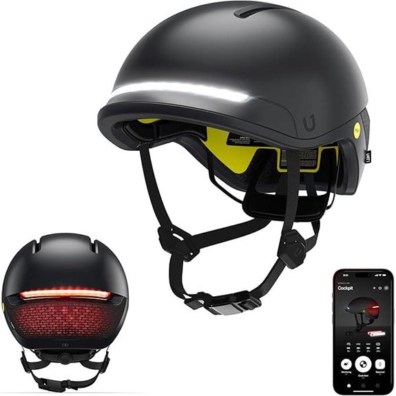 FARO Smart Bike Helmet with Lights & Crash Alerts