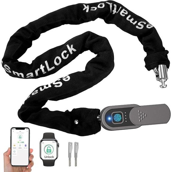 Anweller Smart Bike Chain Lock with App Control