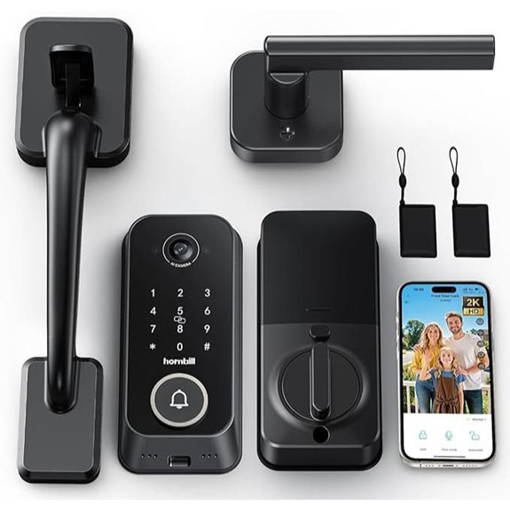 Smart WiFi Door Lock with Camera and App
