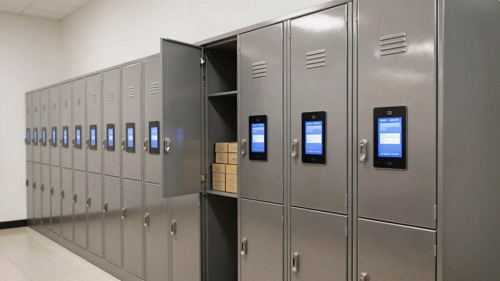 smart secure delivery lockers
