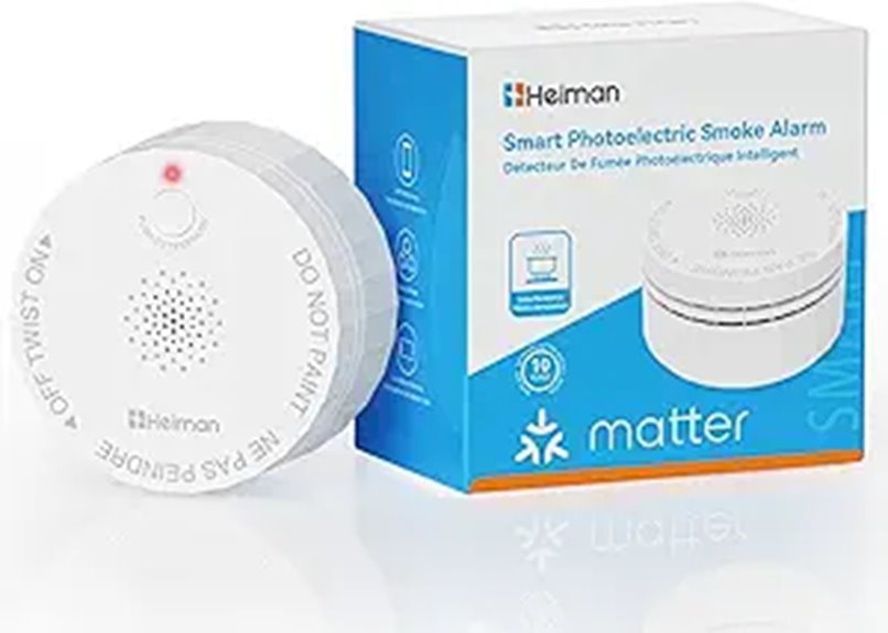 Heiman Matter Smoke Detector Smart Fire Alarm