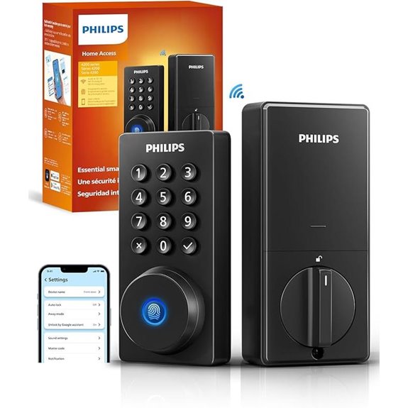 Philips WiFi Smart Door Lock with Remote & App