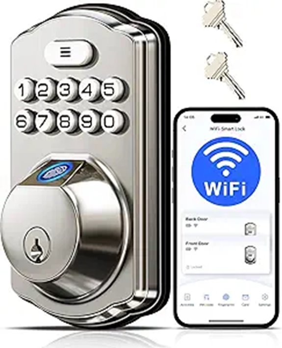 Veise VE012W Smart WiFi Fingerprint Door Lock