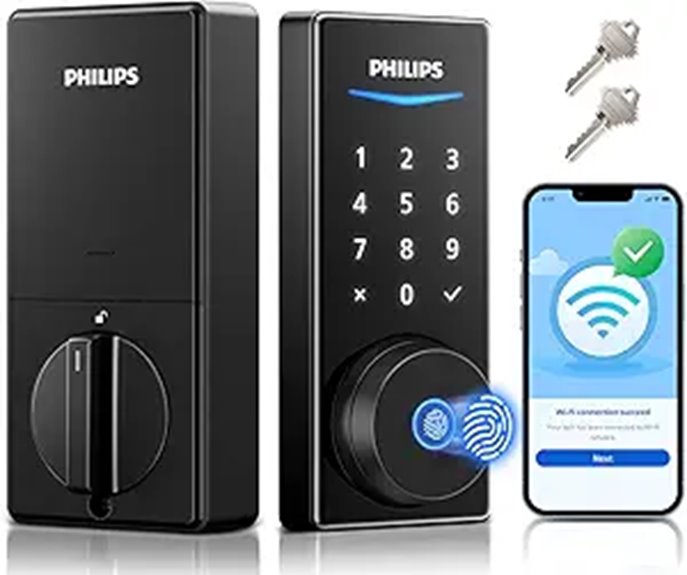 Philips WiFi Smart Lock with App & Fingerprint
