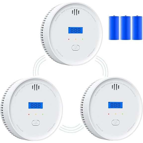 Interlinked Smoke and CO Detector Combo (3-Pack)