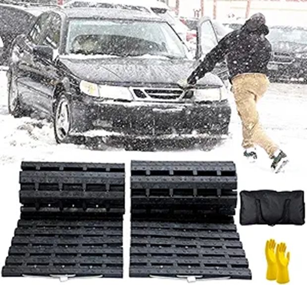 Traction Recovery Tracks for Snow Mud Ice 2-Pack