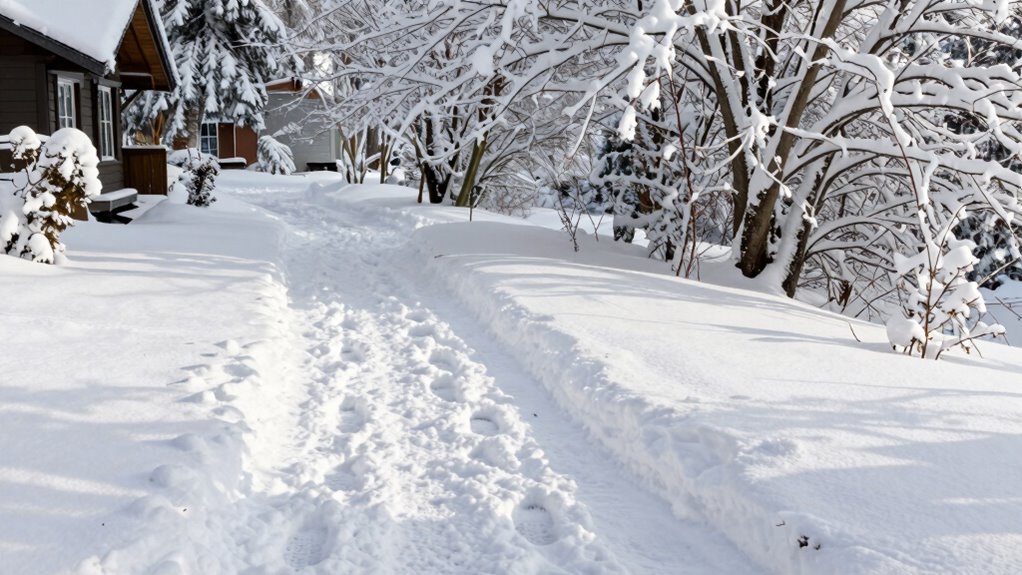 snow footprints reveal absence