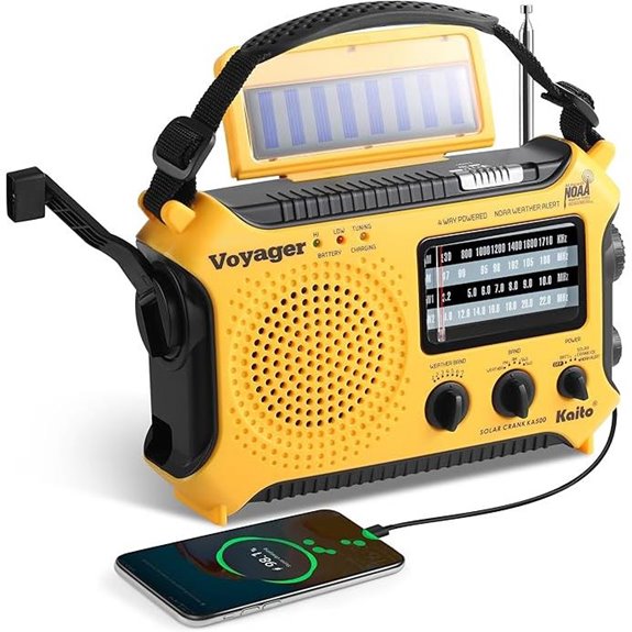 Kaito KA500 Emergency Solar Weather Radio