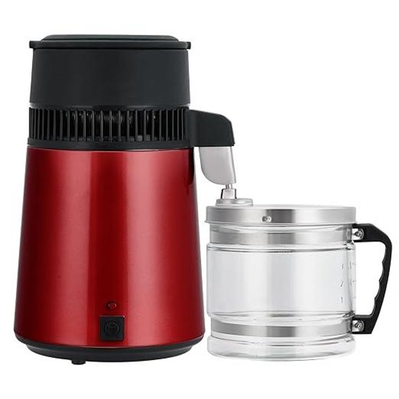 4L Stainless Steel Water Distiller with Auto Shut-Off