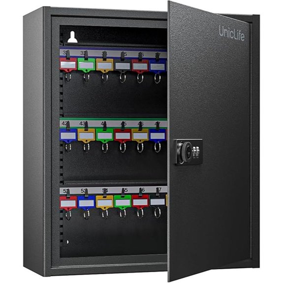 Uniclife 60-Key Steel Lockable Storage Cabinet
