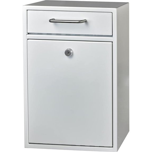 Mail Boss 7420 Steel Wall-Mount Mailbox & Drop Box