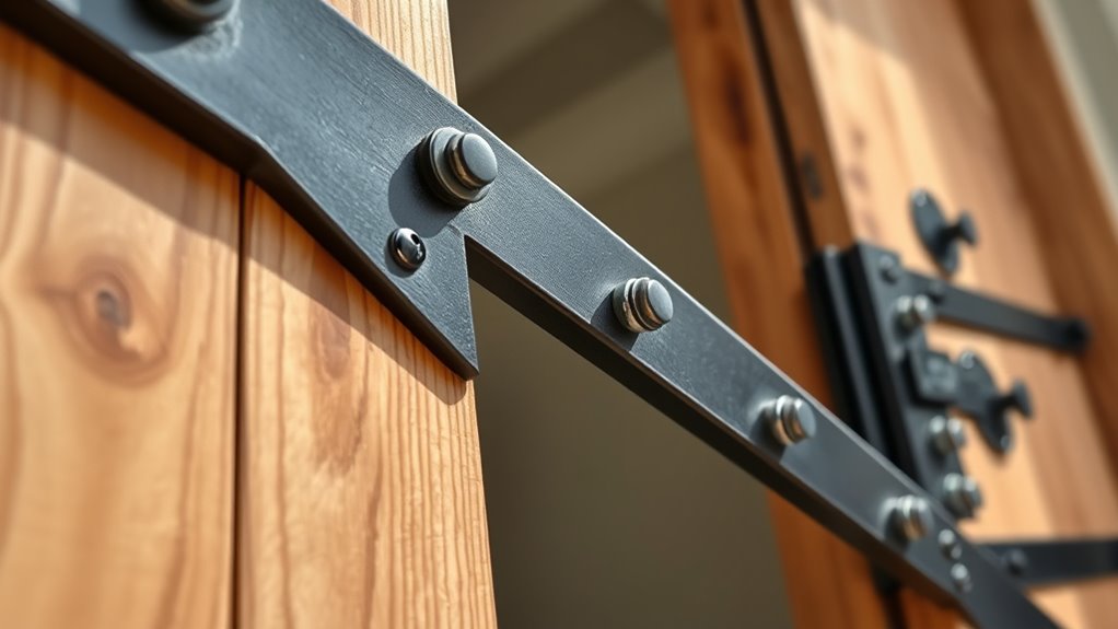 strong adjustable secure door brace