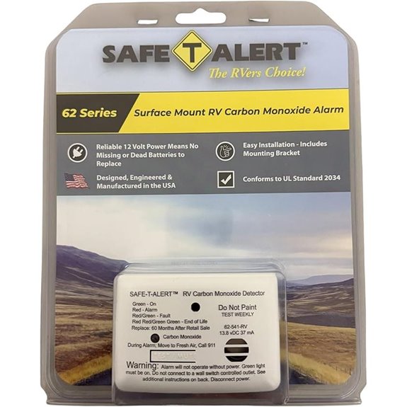 Safe T Alert - COAlarm - Surface Mount White - 62-541-WT