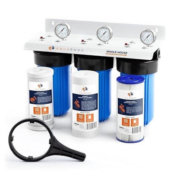 Aquaboon 3-Stage Whole House Water Filter System