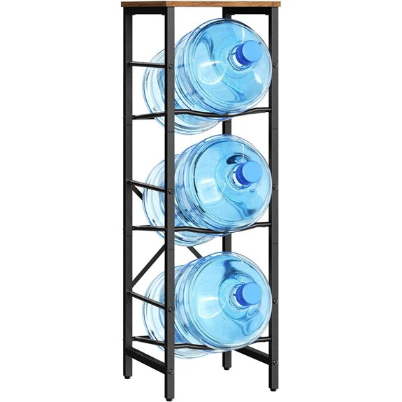 HOOBRO 3-Tier Water Jug Storage Rack