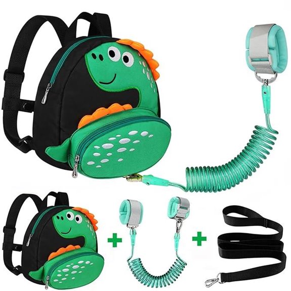Accmor Toddler Dinosaur Backpack Harness with Leash