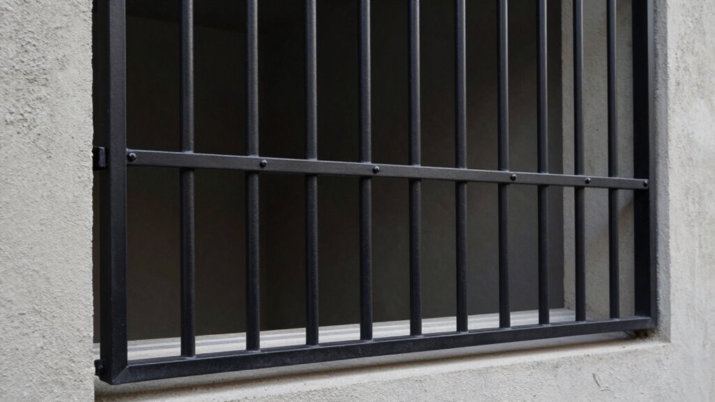 top basement window security bars