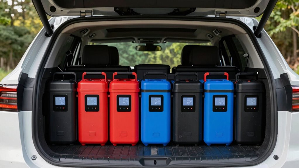 top car camping coolers
