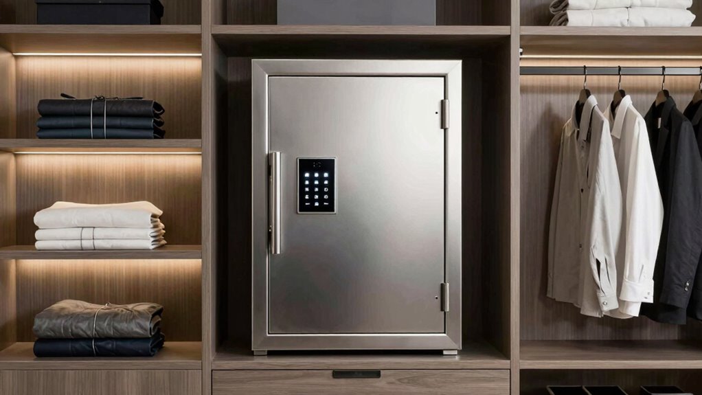 top closet wall safes