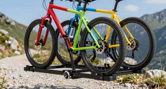 top hitch mounted bike racks