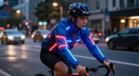 top led cycling jackets