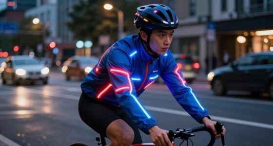 top led cycling jackets