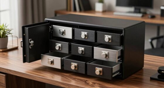 top lockable drawer safes