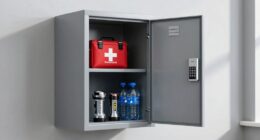 top steel emergency storage cabinets