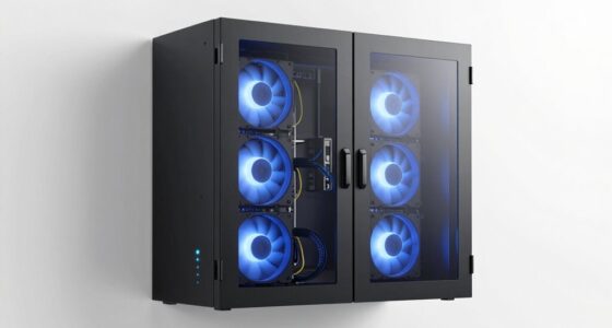 top wall mount network cabinets