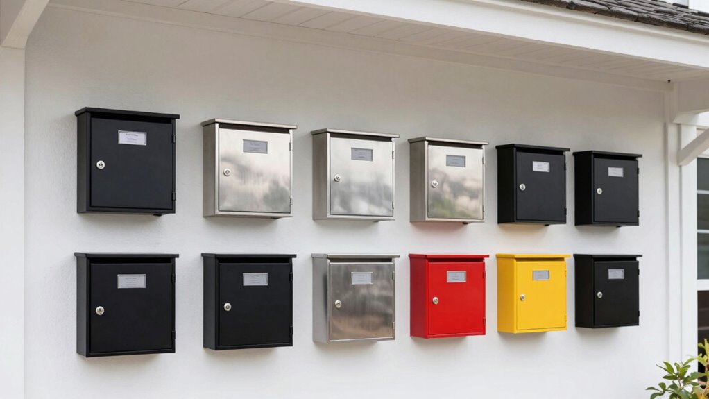 top wall mounted parcel boxes